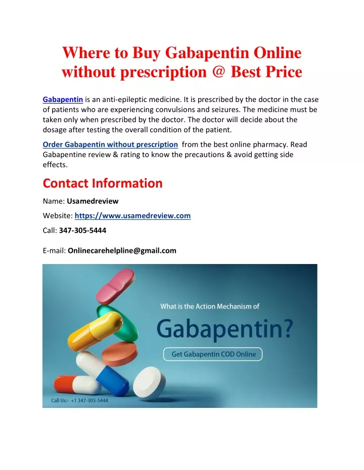 where to buy gabapentin online without