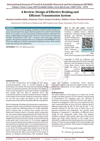 international journal of trend in scientific