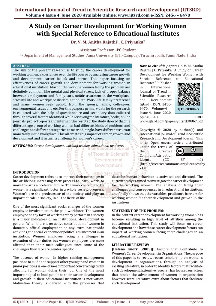 international journal of trend in scientific