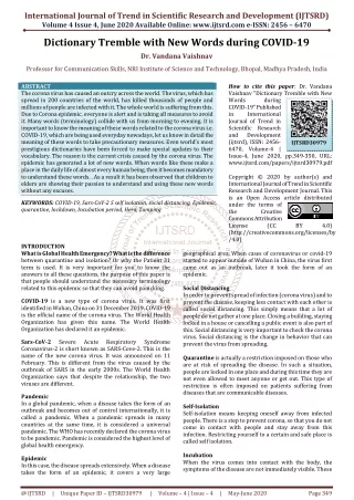international journal of trend in scientific