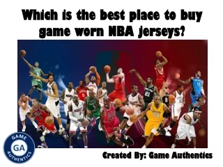 Which is the best place to buy game-worn NBA jerseys