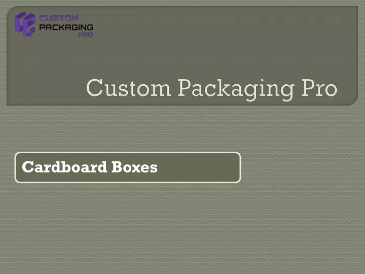 custom packaging pro