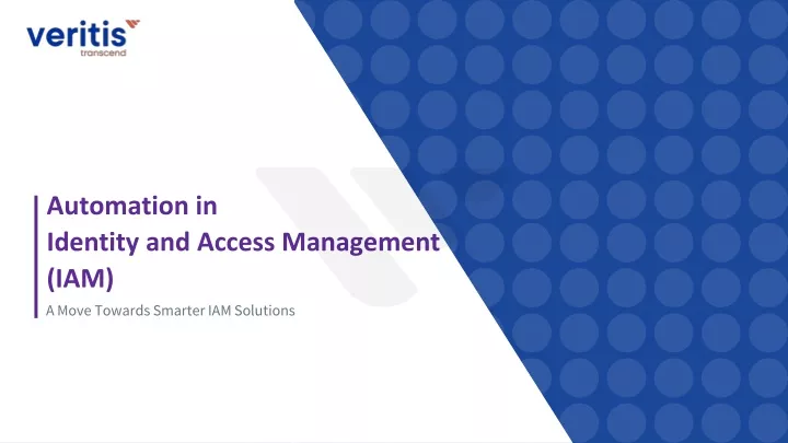automation in identity and access management iam