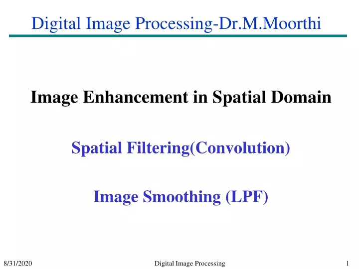 digital image processing dr m moorthi