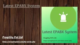 Latest EPABX System