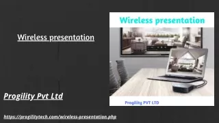 Wireless presentation
