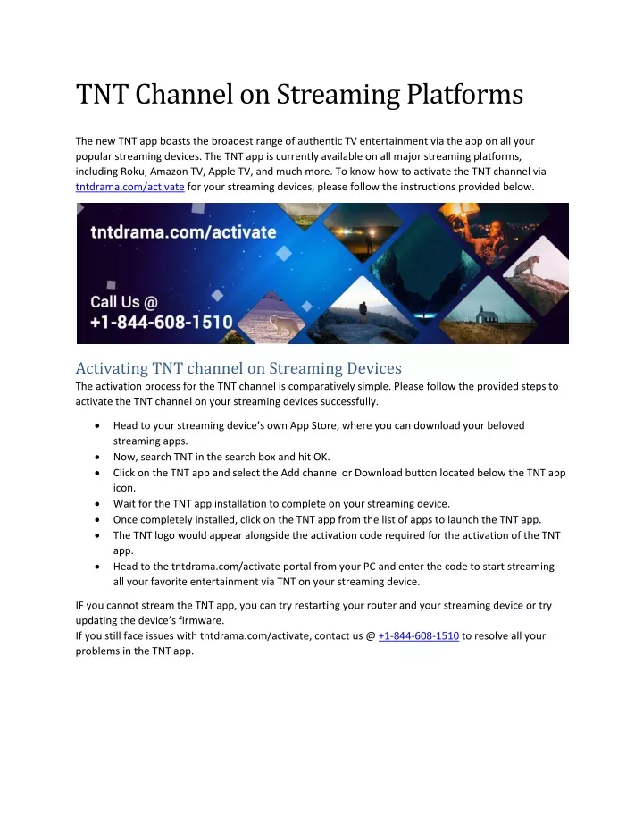 tnt channel on streaming platforms