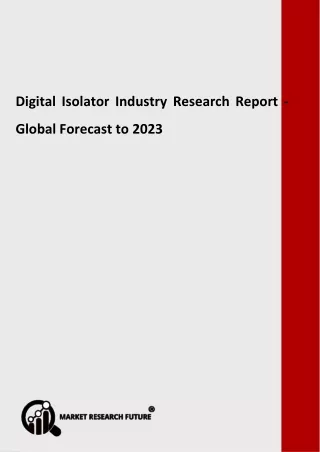 Digital Isolator Industry