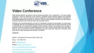 video conference