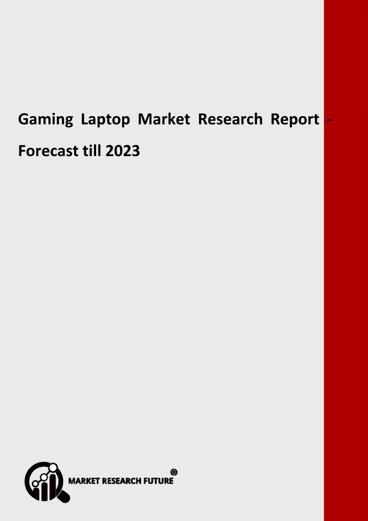 gaming laptop market research report forecast