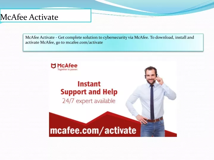 mcafee activate