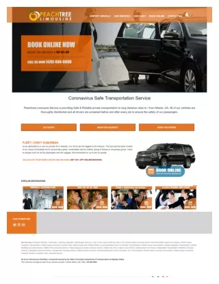 Peachtree Limousine Service: Book Online Limousine in Atlanta