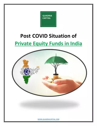 Post COVID Situation of Private Equity Funds in India