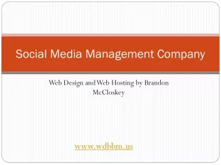 social m edia m anagement company