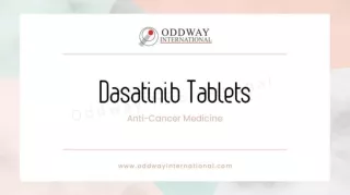 Buy Dasatinib Tablets – Anticancer Medicine