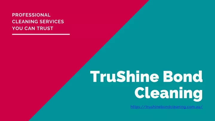professional cleaning services you can trust