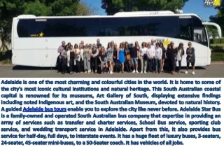Get Best Adelaide Tours Provider to Explore Adelaide