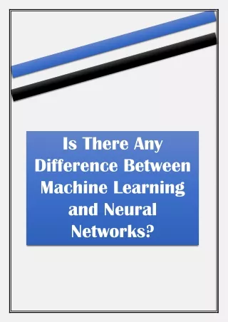 is there any difference between machine learning