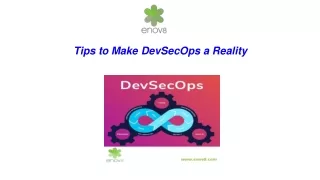 tips to make devsecops a reality
