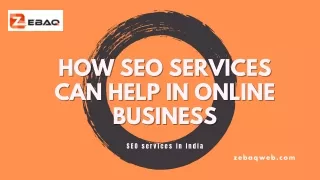 SEO services in India to help your business go online