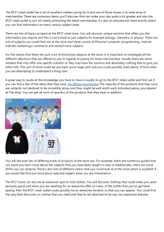 8 Go-To Resources About bts official merchandise