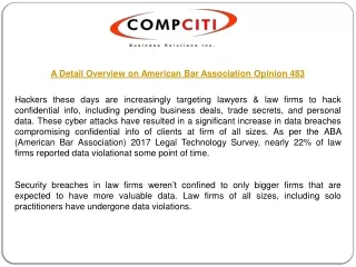 a detail overview on american bar association