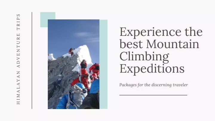 experience the best mountain climbing expeditions