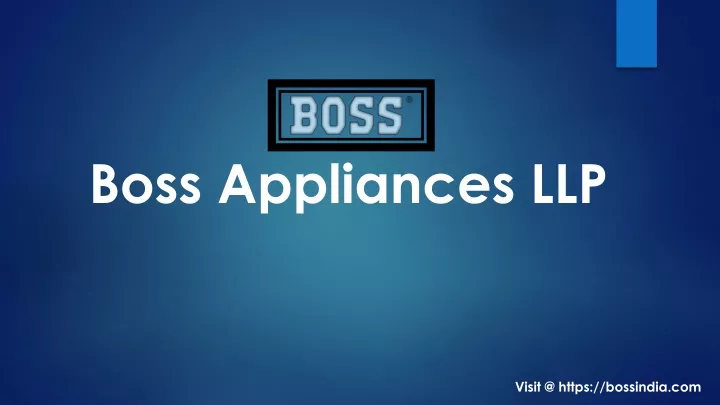 boss appliances llp