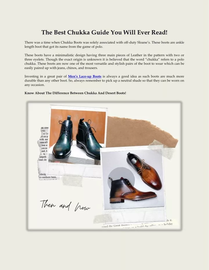 the best chukka guide you will ever read