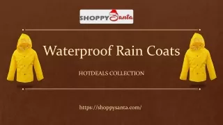 waterproof rain coats