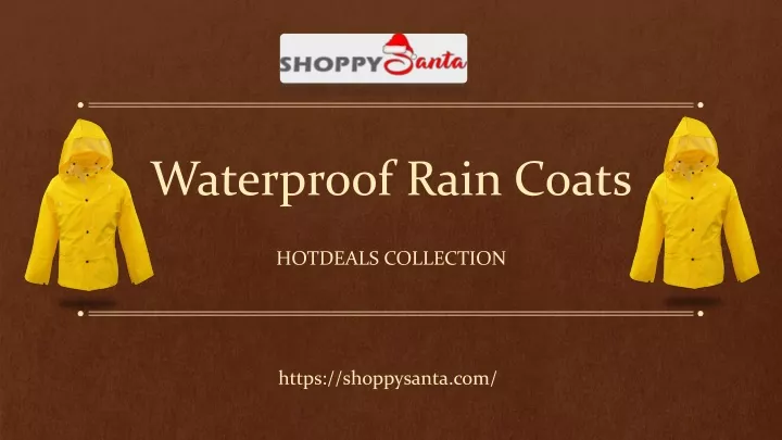 waterproof rain coats