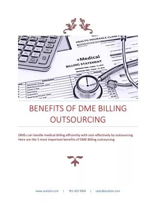 benefits of dme billing outsourcing