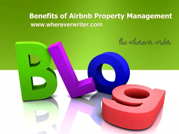 benefits of airbnb property management