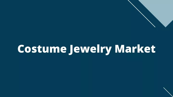 costume jewelry market