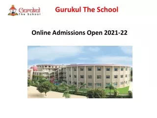 Gurukul The School, a renowned private school in Ghaziabad