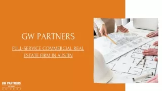 Commercial Real Estate Firm