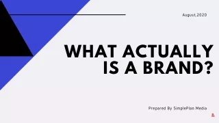 What actually is a brand?