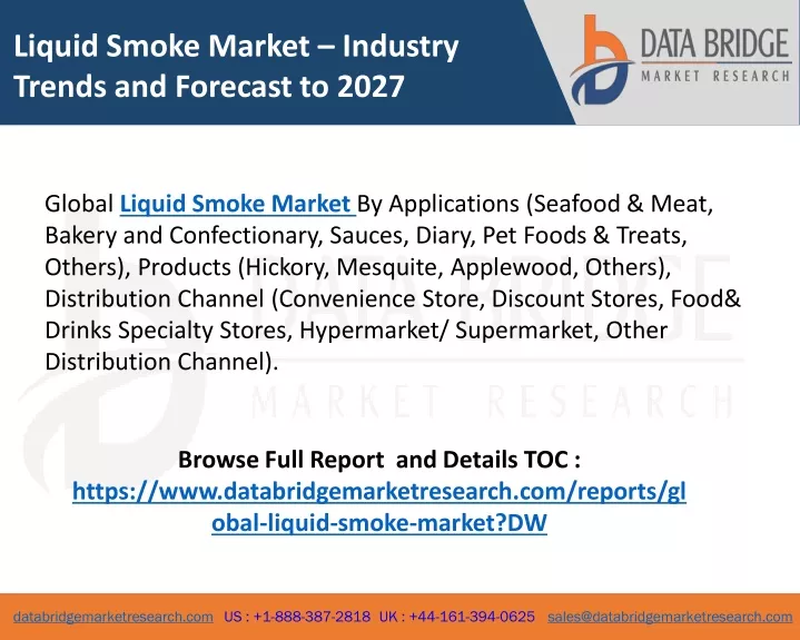 liquid smoke market industry trends and forecast