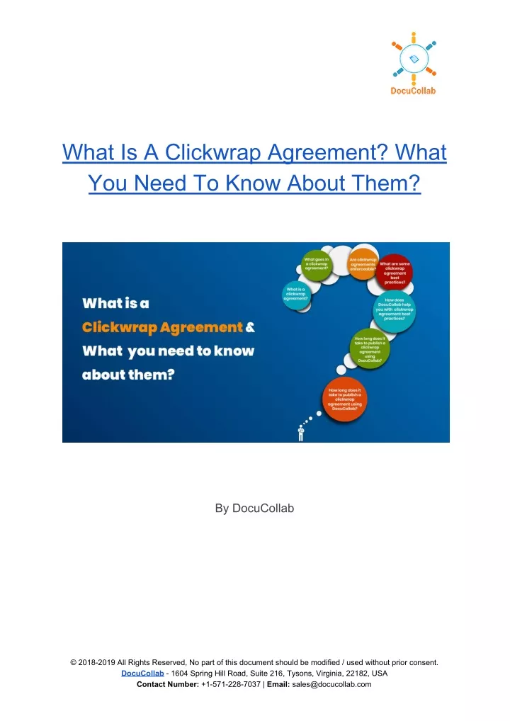 what is a clickwrap agreement what you need