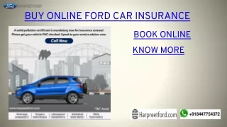 Ford car insurance online