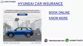 Hyundai Car Insurance