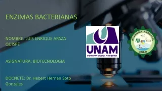 Enzimas Bacterianas