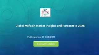global mefoxin market insights and forecast