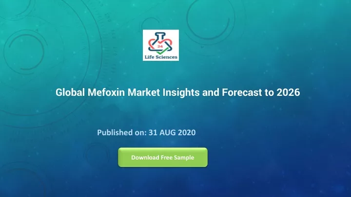 global mefoxin market insights and forecast