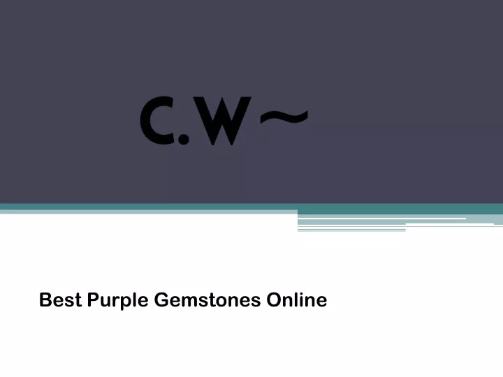 best purple gemstones online