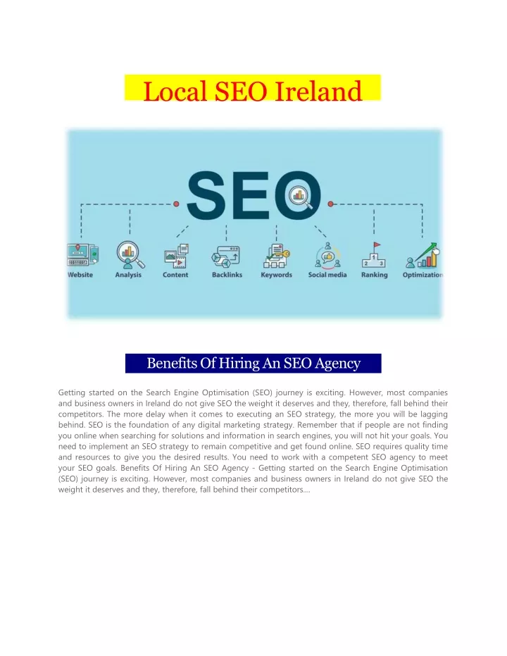 local seo ireland