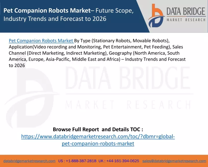 pet companion robots market future scope industry