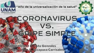 CORONAVIRUS VS. GRIPE SIMPLE (INFLUENZA A)