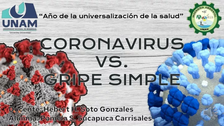 coronavirus vs gripe simple