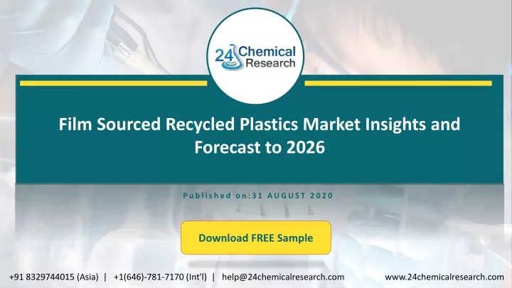 film sourced recycled plastics market insights